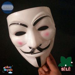 Khẩu Trang Kinh Hoàng V Joker - Phụ Kiện Halloween Độc Đáo Cho Tiệc Hóa Trang, Lễ Hội, Biểu Tình, Đẹp Mắt và Thú Vị