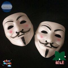 Khẩu Trang Kinh Hoàng V Joker - Phụ Kiện Halloween Độc Đáo Cho Tiệc Hóa Trang, Lễ Hội, Biểu Tình, Đẹp Mắt và Thú Vị
