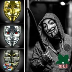 Mặt Nạ V for Vendetta - Mặt Nạ Guy Fawkes Halloween Cho Tiệc Hóa Trang Độc Đáo - Phụ Kiện Thời Trang Người Lớn