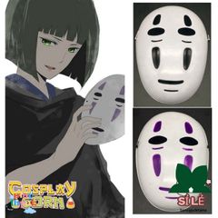 Mặt Nạ Hóa Trang Anime Vô Diện - Halloween Cosplay Đen Tím - Phụ Kiện Thời Trang Corn Cosplay