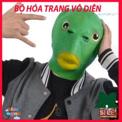 Mặt Nạ Silicon Cá Ếch Xanh Dành Cho Người Lớn - Phụ Kiện Cosplay Hóa Trang Vui Vẻ Cho Tiệc Tùng và Halloween