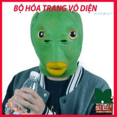 Mặt Nạ Silicon Cá Ếch Xanh Dành Cho Người Lớn - Phụ Kiện Cosplay Hóa Trang Vui Vẻ Cho Tiệc Tùng và Halloween