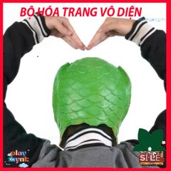 Mặt Nạ Silicon Cá Ếch Xanh Dành Cho Người Lớn - Phụ Kiện Cosplay Hóa Trang Vui Vẻ Cho Tiệc Tùng và Halloween