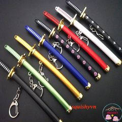 Móc Khóa Kiếm Zoro One Piece 16cm - Móc Khóa Kim Loại Chống Gỉ Thời Trang, Quà Tặng Fan Anime, Thiết Kế An Toàn và Đẹp Mắt