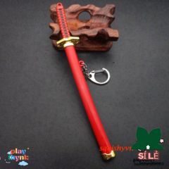 Móc Khóa Kiếm Zoro Law One Piece Bằng Kim Loại 16cm - Phụ Kiện Thời Trang Anime Độc Đáo, Quà Tặng Cho Fan Hâm Mộ