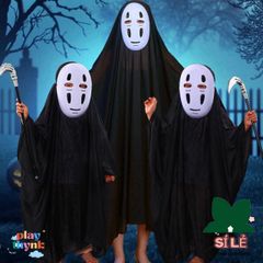 Bộ Đồ Hóa Trang Ma Vô Diện HM1350 Dành Cho Trẻ Em - Áo Choàng, Mặt Nạ Cosplay Đầy Hấp Dẫn cho Bé
