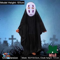 Bộ Đồ Hóa Trang Ma Vô Diện HM1350 Dành Cho Trẻ Em - Áo Choàng, Mặt Nạ Cosplay Đầy Hấp Dẫn cho Bé