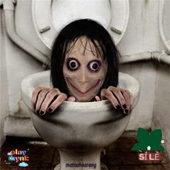 Mặt Nạ Ma Quái MOMO - Halloween Kinh Dị Với Tóc Giả Cao Su - Đồ Hóa Trang Đáng Sợ Cho Tiệc Hóa Trang