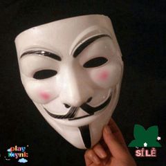 Mặt Nạ V Mask Hóa Trang Độc Đáo - Phụ Kiện Tiệc Masquerade, Halloween, Cuộc Biểu Tình, Kích Thích Sự Chú Ý