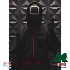 Bộ Hóa Trang Squid Game 2 - Áo, Mặt Nạ và Găng Tay - Chiếc Đồ Lễ Hội Halloween Hoàn Hảo Cho Trẻ Em và Người Lớn