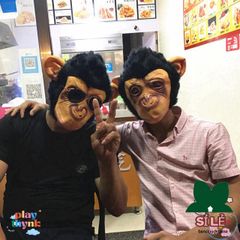 Mặt Nạ Khỉ Halloween - Mặt Nạ Hóa Trang Đột Kích Thời Thượng, Thích Hợp Quay Video TikTok và Sự Kiện Hóa Trang