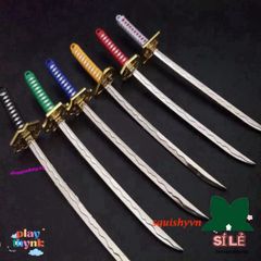 Móc Khóa Kiếm Katana Zoro One Piece - Mô Hình Anime Độc Đáo, Kim Loại Tổng Hợp, Quà Tặng Sưu Tập 16cm