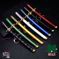 Móc Khóa Kiếm Katana Zoro One Piece - Mô Hình Anime Độc Đáo, Kim Loại Tổng Hợp, Quà Tặng Sưu Tập 16cm