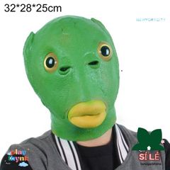Mặt Nạ Silicon Bóng Bẩy - Đạo Cụ Cosplay Dành Cho Người Lớn, Thiết Kế Vui Nhộn Với Màu Sắc Đặc Biệt