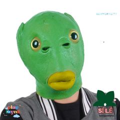 Mặt Nạ Silicon Bóng Bẩy - Đạo Cụ Cosplay Dành Cho Người Lớn, Thiết Kế Vui Nhộn Với Màu Sắc Đặc Biệt