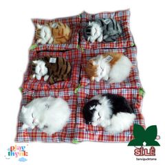 Đệm Thú Bông Hình Chó Mèo Than Hoạt Tính - Khử Mùi và Thanh Lọc Không Khí Ô Tô, Trang Trí Dễ Thương Cho Xe Hơi