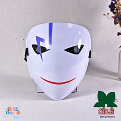 Mặt Nạ Hóa Trang Jabbawookeez Hacker Trắng - Phụ Kiện Halloween Độc Đáo Cho Những Tín Đồ Thích Thú Nghệ Thuật Biểu Diễn