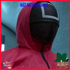 Mặt nạ Cosplay Squid Game - Mặt nạ Halloween Hình Tam Giác Vui Nhộn - Phụ Kiện Thời Trang Thú Vị