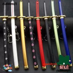 Móc Khóa Kiếm Katana Kim Loại Zoro One Piece 15.5cm Chống Gỉ - Quà Tặng Độc Đáo Cho Fan Anime