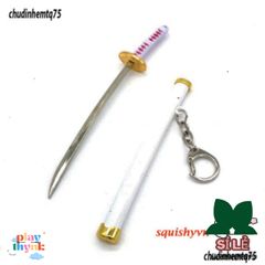 Móc Khóa Kiếm Katana Kim Loại Zoro One Piece 15.5cm Chống Gỉ - Quà Tặng Độc Đáo Cho Fan Anime