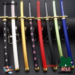 Móc Khóa Kiếm Katana Kim Loại Zoro One Piece 15.5cm Chống Gỉ - Quà Tặng Độc Đáo Cho Fan Anime