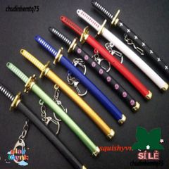 Móc Khóa Kiếm Katana Kim Loại Zoro One Piece 15.5cm Chống Gỉ - Quà Tặng Độc Đáo Cho Fan Anime
