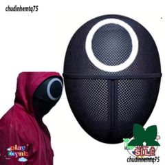 Mặt Nạ Squid Game - Phụ Kiện Halloween Thời Trang, Đạo Cụ Hóa Trang Độc Đáo Cho Lễ Hội và Cosplay