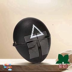 Bộ 3 Mặt Nạ Halloween Trò Chơi Con Mực - Hình Vuông, Hình Tròn, Hình Tam Giác - Phụ Kiện Cosplay Độc Đáo