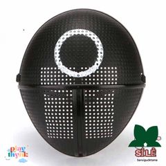 Bộ 3 Mặt Nạ Halloween Trò Chơi Con Mực - Hình Vuông, Hình Tròn, Hình Tam Giác - Phụ Kiện Cosplay Độc Đáo