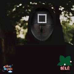 Bộ 3 Mặt Nạ Halloween Trò Chơi Con Mực - Hình Vuông, Hình Tròn, Hình Tam Giác - Phụ Kiện Cosplay Độc Đáo