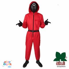 Bộ 3 Mặt Nạ Halloween Trò Chơi Con Mực - Hình Vuông, Hình Tròn, Hình Tam Giác - Phụ Kiện Cosplay Độc Đáo
