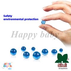 Bộ 15 Bóng Hydrogel Pha Lê Dành Cho Trẻ Em - Hạt Nở Chống Sốc, Đồ Chơi Nước An Toàn 6-7mm, 7-8mm, 9-11mm