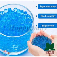 Bộ 15 Bóng Hydrogel Pha Lê Dành Cho Trẻ Em - Hạt Nở Chống Sốc, Đồ Chơi Nước An Toàn 6-7mm, 7-8mm, 9-11mm