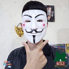 Mặt Nạ Hacker Độc Đáo - Biểu Tượng Anonymous Trang Trí Hóa Trang cho Trẻ Em - Phụ Kiện Thú Vị trong Tiệc Tùng và Lễ Hội