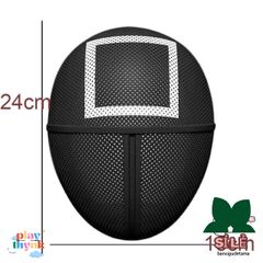 Mặt Nạ Cosplay Trò Chơi Con Mực - Mặt Nạ Hình Tam Giác & Vuông Cho Halloween và Tiệc Tùng, Quà Tặng Cho Fan Hâm Mộ