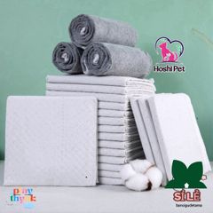 Tã Giấy Lót Chuồng Khử Mùi Cho Thú Cưng - Hoshi Pet Siêu Thấm Hút, Than Hoạt Tính, Nhiều Kích Cỡ XL, L, M, S