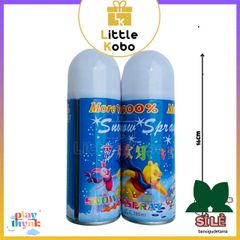 Bình Xịt Tuyết Giáng Sinh 210ml - Tạo Không Khí Vui Tươi Cho Tiệc Sinh Nhật và Trang Trí Lễ Hội An Toàn, Độc Đáo