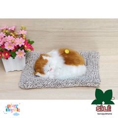 Gấu Bông Thỏ Dễ Thương Hút Mùi Ô Tô - Thú Chơi Cho Chó Mèo Với Âm Thanh Vui Nhộn, Kích Thước To 20x28cm, Làm Bằng Vải Thiên Nhiên