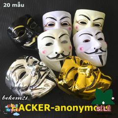 Mặt Nạ Vàng Hàn Quốc 2021 - Mặt Nạ Hacker Bóng Đẹp Hóa Trang Dành Cho Tiệc Halloween và Lễ Hóa Trang