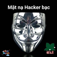 MẶT NẠ HACKER Anonymous - Phụ Kiện Hóa Trang Halloween & Lễ Hội Độc Đáo - Chất Liệu Nhựa Dẻo Bền Bỉ