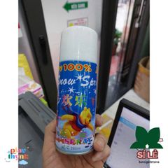 Set 2 Bình Xịt Tuyết Tan - Phụ Kiện Trang Trí Sinh Nhât Mùa Lễ Hội, Hiệu Ứng Tuyết Rơi Độc Đáo, Tạo Không Gian Vui Tươi