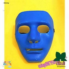 Mặt Nạ Cosplay Jabbawockeez Xanh Dương - Phong Cách Hiphop Độc Đáo Cho Halloween và Lễ Hội Hóa Trang