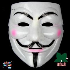 Mặt Nạ Halloween V for Vendetta - Đạo Cụ Cosplay Thú Vị, Phụ Kiện Thời Trang Cho Bữa Tiệc Halloween