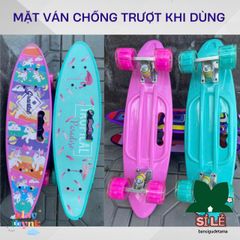 Ván Trượt Penny Người Nhện 60cm - Ván Trượt Thể Thao Cho Trẻ Em, Chống Trơn Trượt, Chất Liệu Bền, Phát Triển Sức Khỏe