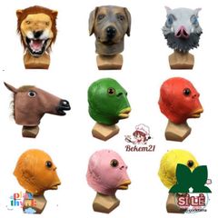 Mặt Nạ Silicone Hình Cá Vui Tươi - Đạo Cụ Cosplay Cho Người Lớn, Tham Dự Tiệc, Halloween, Lễ Hội, Giáng Sinh
