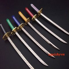 Móc Khóa Katana Zoro One Piece - Phụ Kiện Thời Trang Huyền Thoại Anime Nhật Bản, Quà Tặng Fan Đặc Biệt