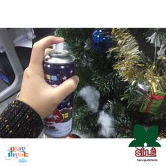 Bình Xịt Tuyết Trang Trí Noel 210ml - Tạo Tuyết Thật Đơn Giản Cho Cây Thông, Tiệc Sinh Nhật, Sự Kiện Lãng Mạn
