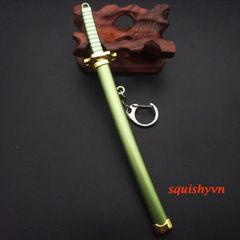 Móc Khóa Katana Zoro One Piece - Biểu Tượng Kiếm Nhật Phong Cách Anime - Quà Tặng Fan Lý Tưởng