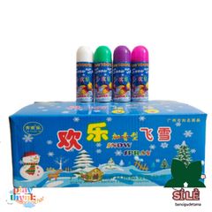 Bình Xịt Tuyết Giáng Sinh TTTM - Tuyết Nhân Tạo Trang Trí Kính & Cây Thông Noel - Phụ Kiện Không Tan Cho Ngày Lễ Ấm Áp