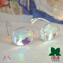 Kính Vạn Hoa Kaleidoscope Chống Tia UV - Kính Râm Thời Trang Hàn Quốc Cho Tiệc Tùng và Bãi Biển